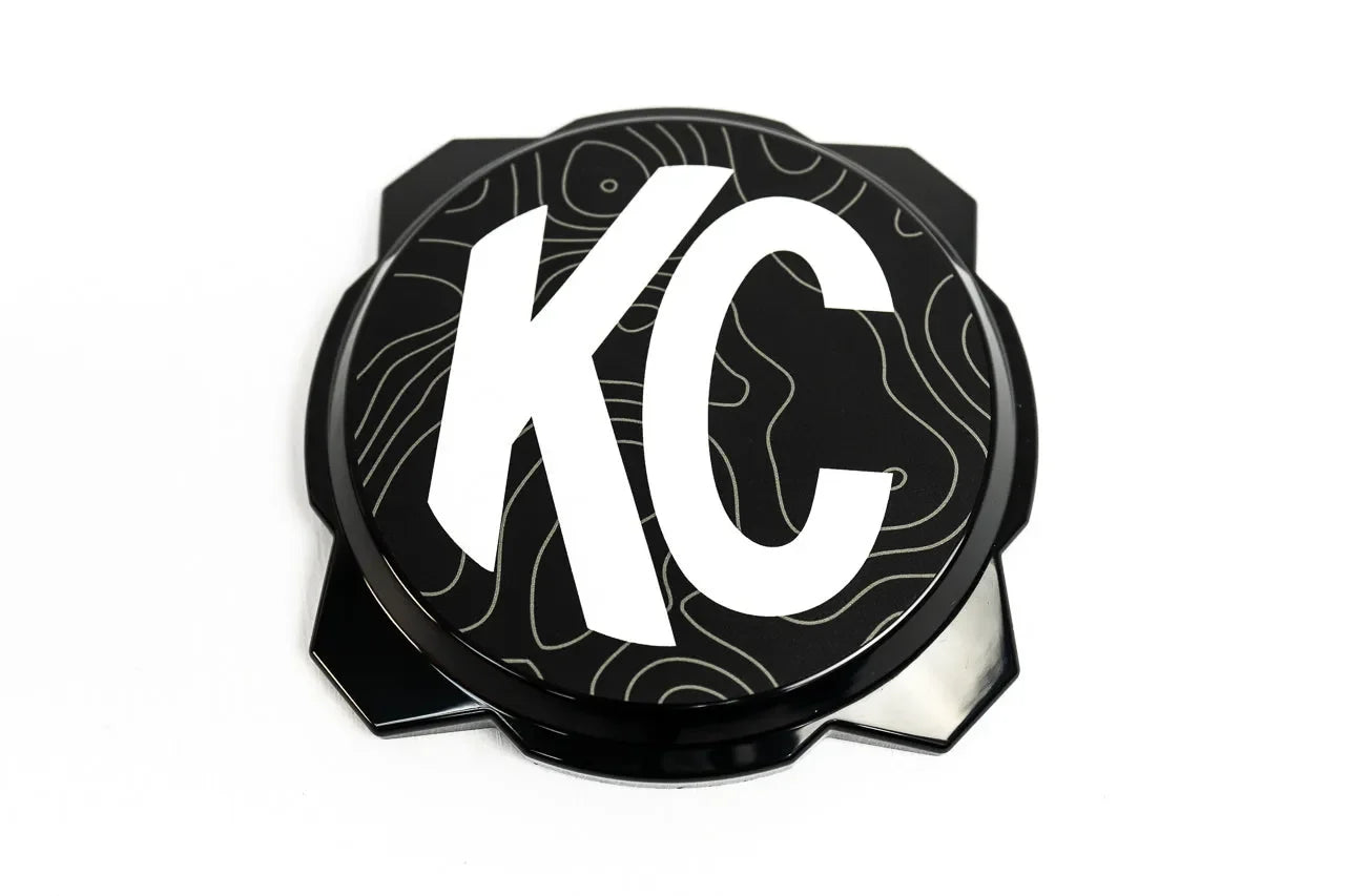 KC HiLITES Pro6 / Titan Gravity Light Cover Topo Overlays (Pair) - Universal