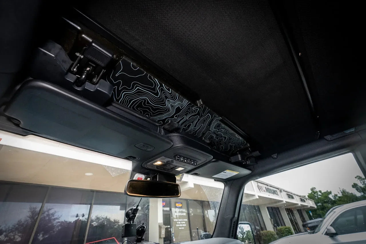 Topo Soft Top Bronco Panel Overlay - 2021+ Bronco Factory Soft Top