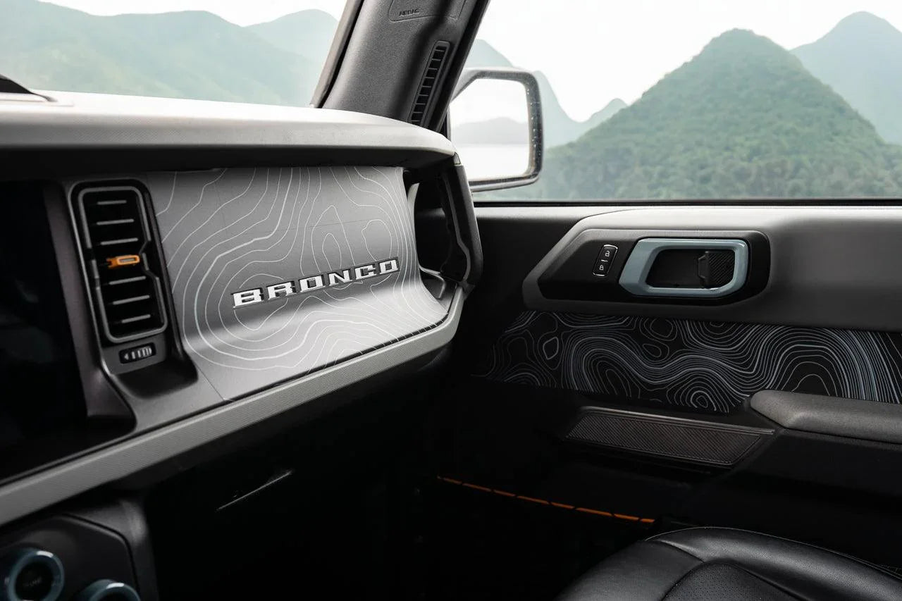 Topo 3 Piece Dash Kit (Printed Series) - 2021+ Bronco