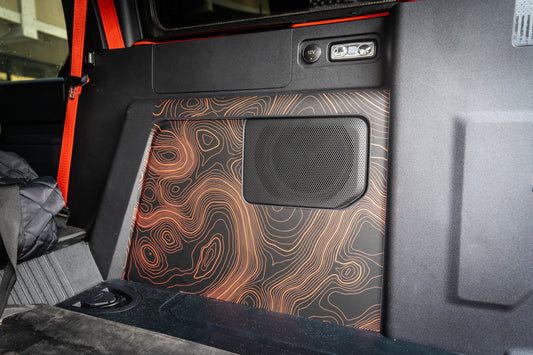 Topo Cargo Area Overlay Kit Part 1 (Printed Series) - 2021+ Bronco 4 Door