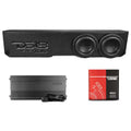 2018-2026 Jeep Gladiator Dual 8” Ported Subwoofer Under Seat Enclosure with Amplifier