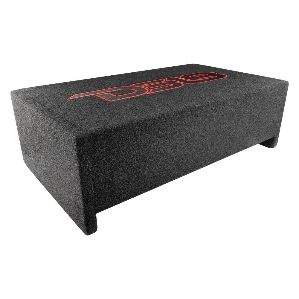 10" Loaded Amplified Shallow Down Fire Subwoofer Enclosure 250 Watts Rms