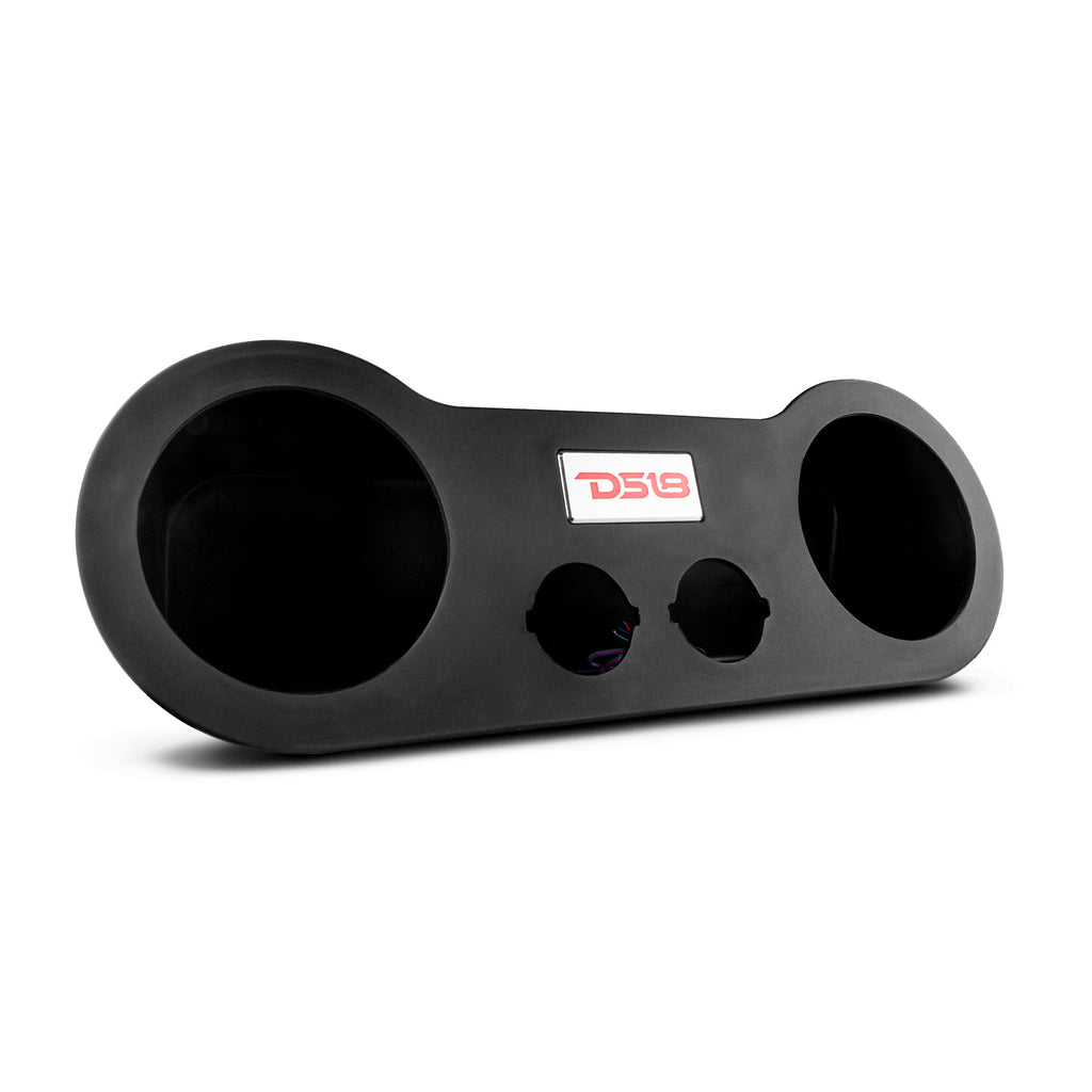 28" High Density ABS Universal Speakers Enclosure 2 X 8" and 2 x 3.78" Tweeters