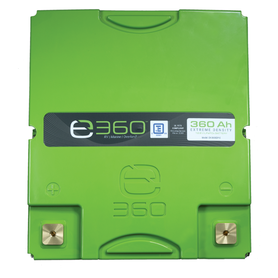 E360 12.8V 368Ah Extreme-Density LiFePO4 Deep Cycle Battery [C]