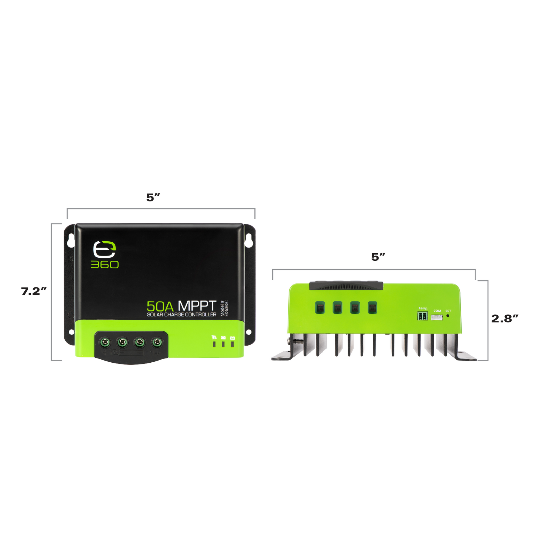 E360 50 A MPPT Bluetooth Solar Charge Controller [A]