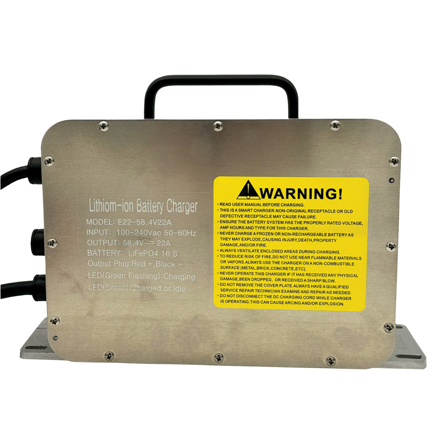 22 Amp / 58.4 Volt Lithium Battery Charger. 120 Volt Input. [A]