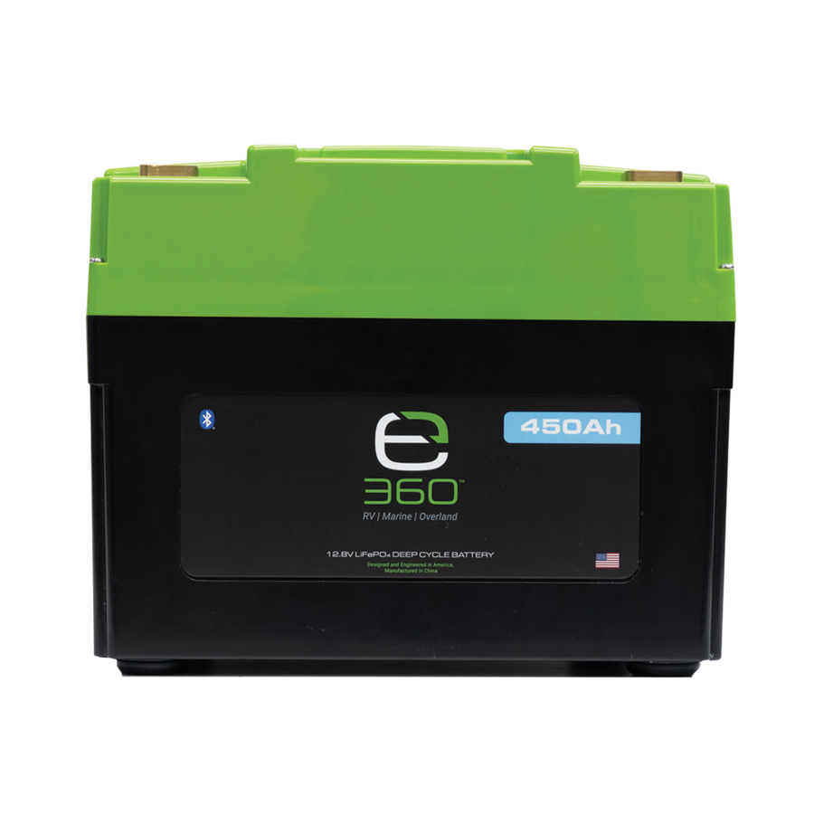E360 12.8V 450Ah LiFePO4 Deep Cycle Battery with Bluetooth. [A]