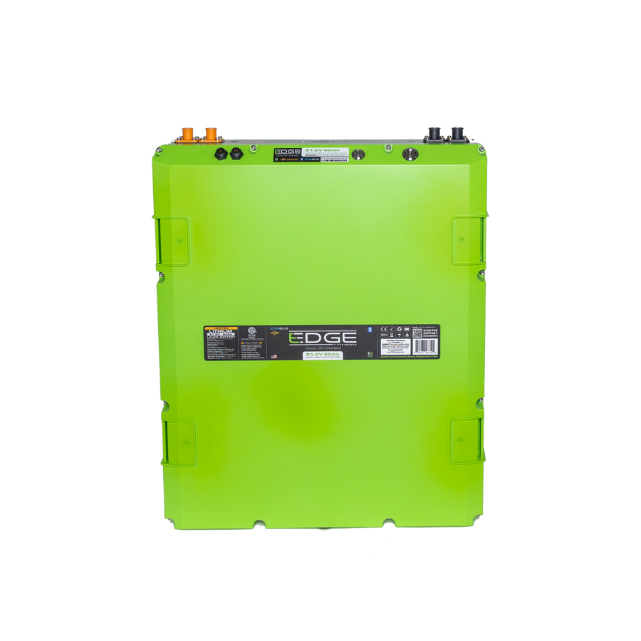 E360 51.2V 60Ah Edge LiFePO4 Deep Cycle Battery. Includes Bluetooth, CANBus, and VHC Internal Heating [A]