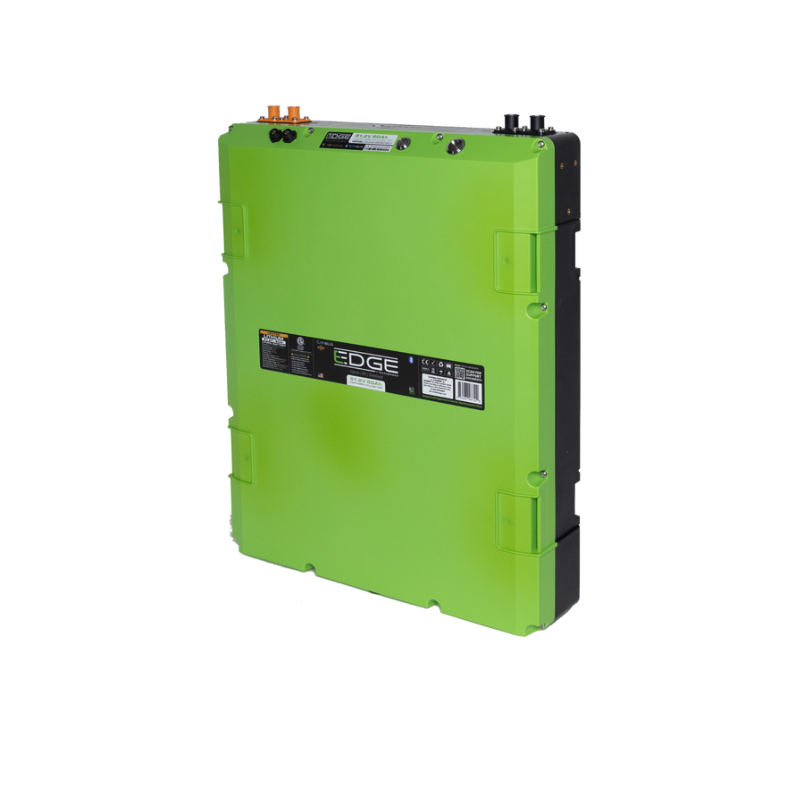 E360 51.2V 60Ah Edge LiFePO4 Deep Cycle Battery. Includes Bluetooth, CANBus, and VHC Internal Heating [A]