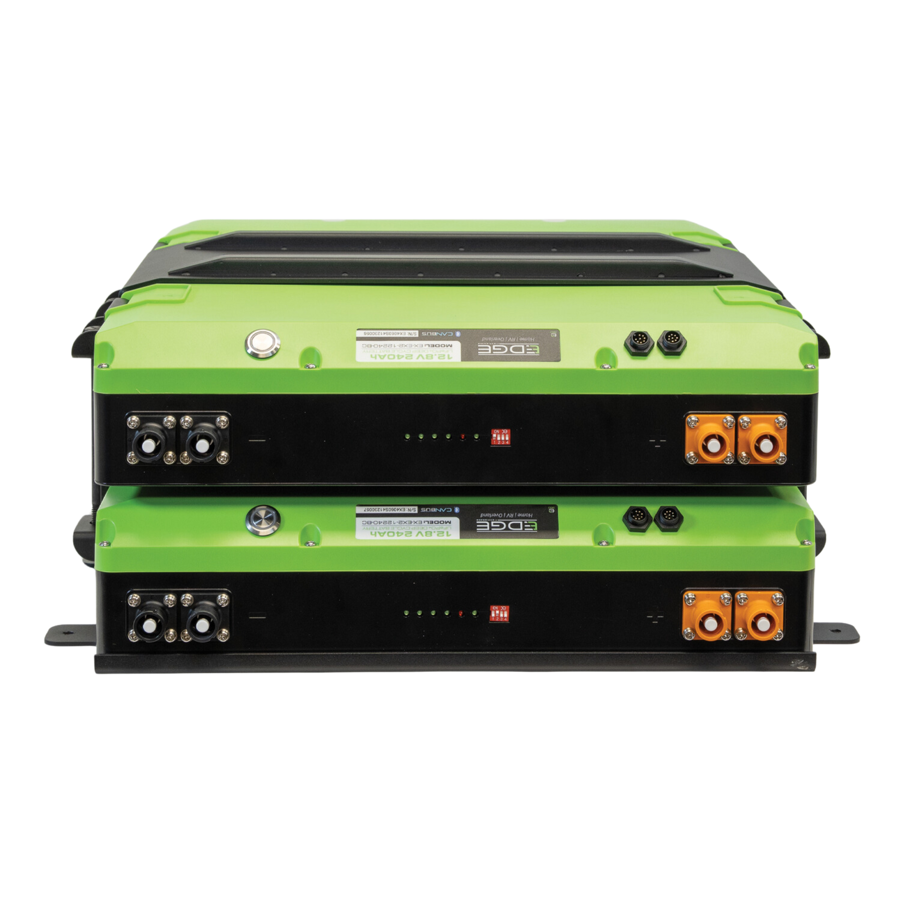 E360 EX2 2-Battery Tie Down Add-On Kit. Compatible with EX2 Edge series batteries. An EX2 base mounting kit is required for any Add-On kit. [A]