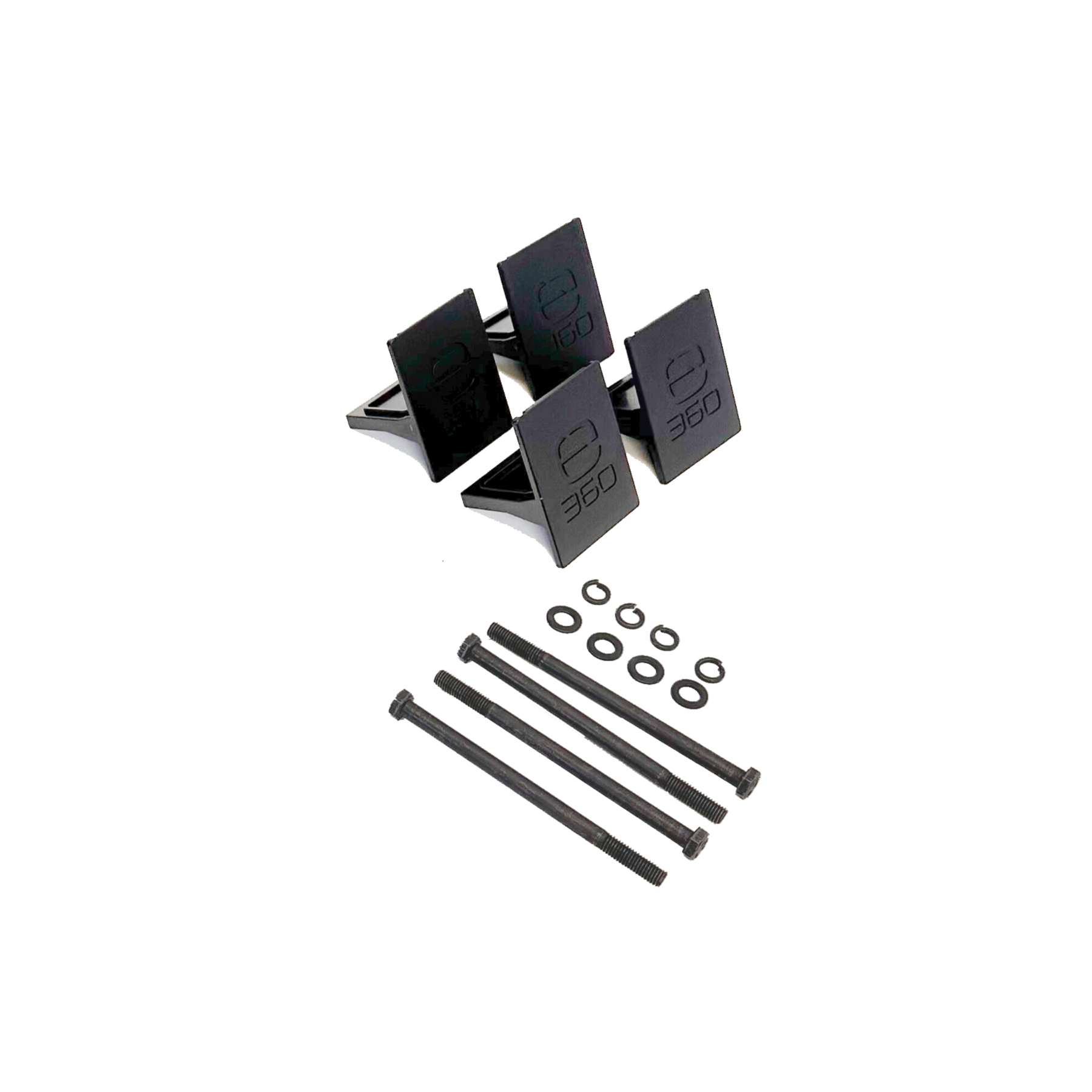 E360 EX2 2-Battery Tie Down Add-On Kit. Compatible with EX2 Edge series batteries. An EX2 base mounting kit is required for any Add-On kit. [A]