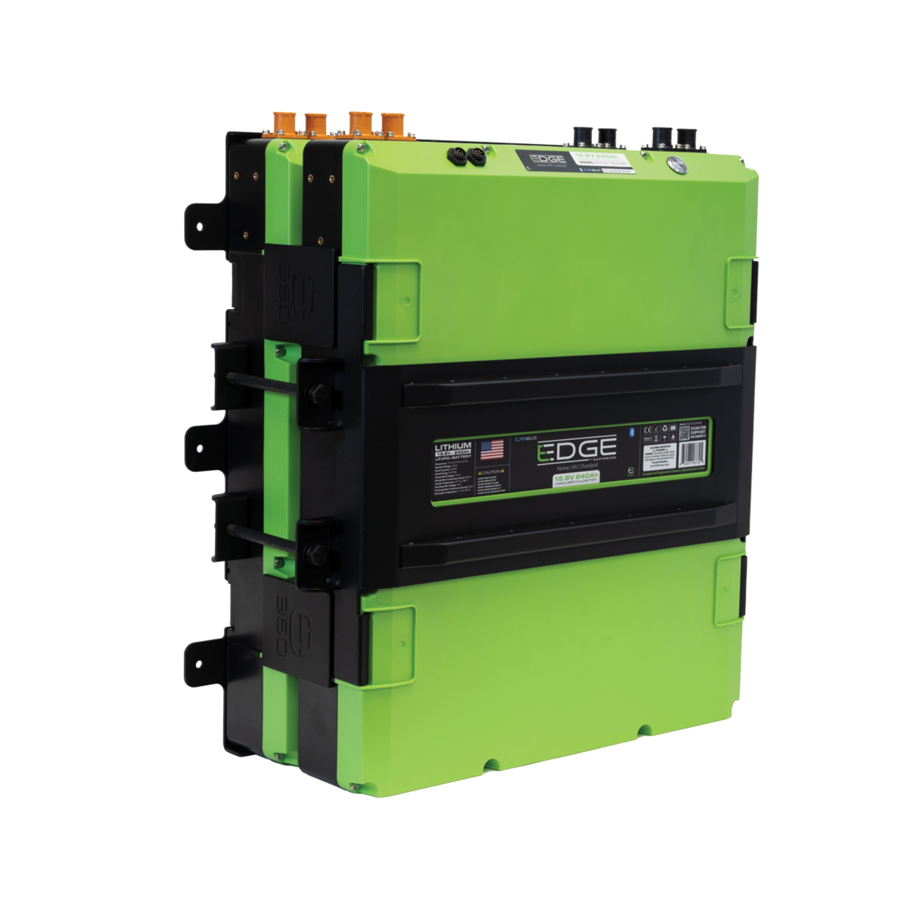 E360 EX2 2-Battery Tie Down Add-On Kit. Compatible with EX2 Edge series batteries. An EX2 base mounting kit is required for any Add-On kit. [A]