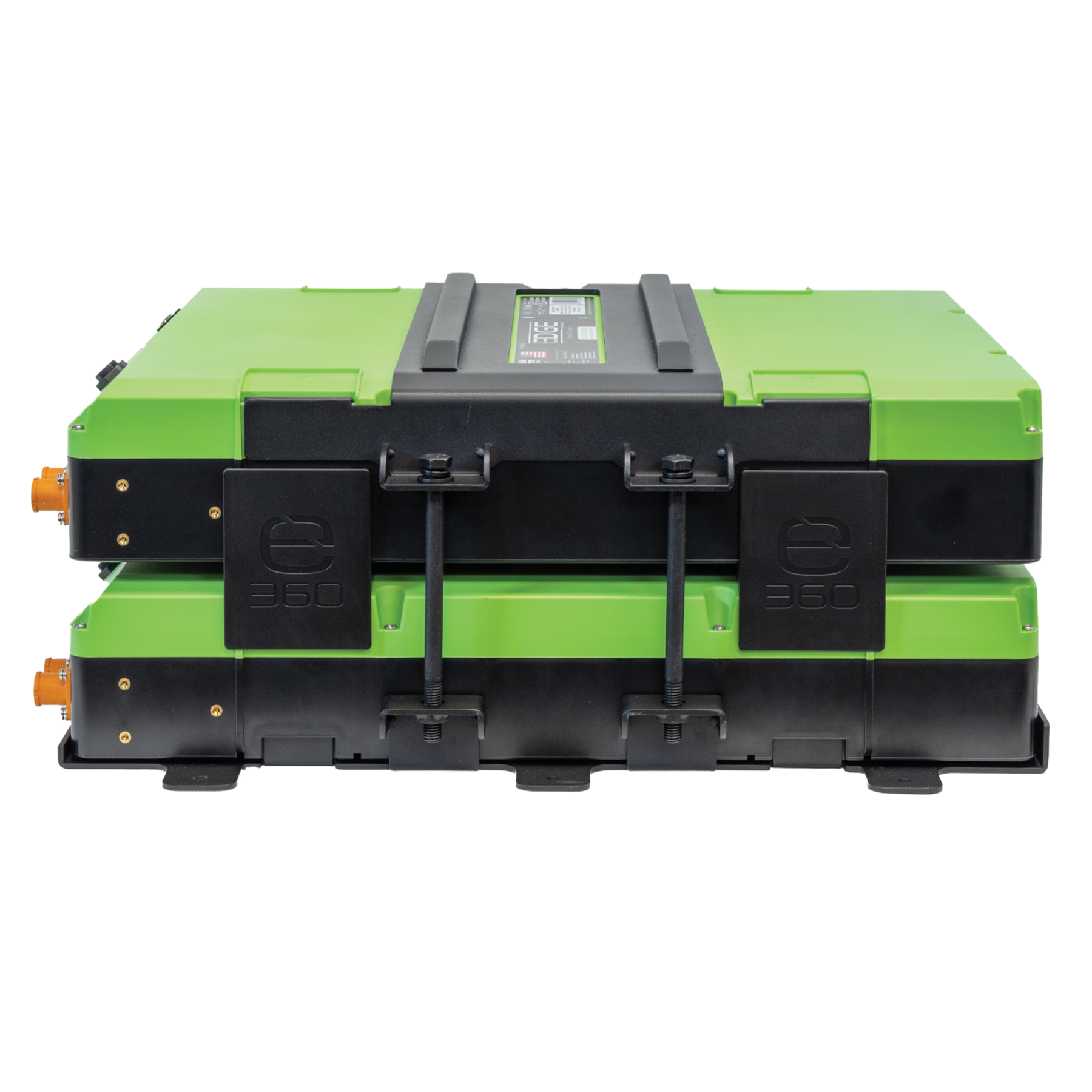 E360 EX2 2-Battery Tie Down Add-On Kit. Compatible with EX2 Edge series batteries. An EX2 base mounting kit is required for any Add-On kit. [A]