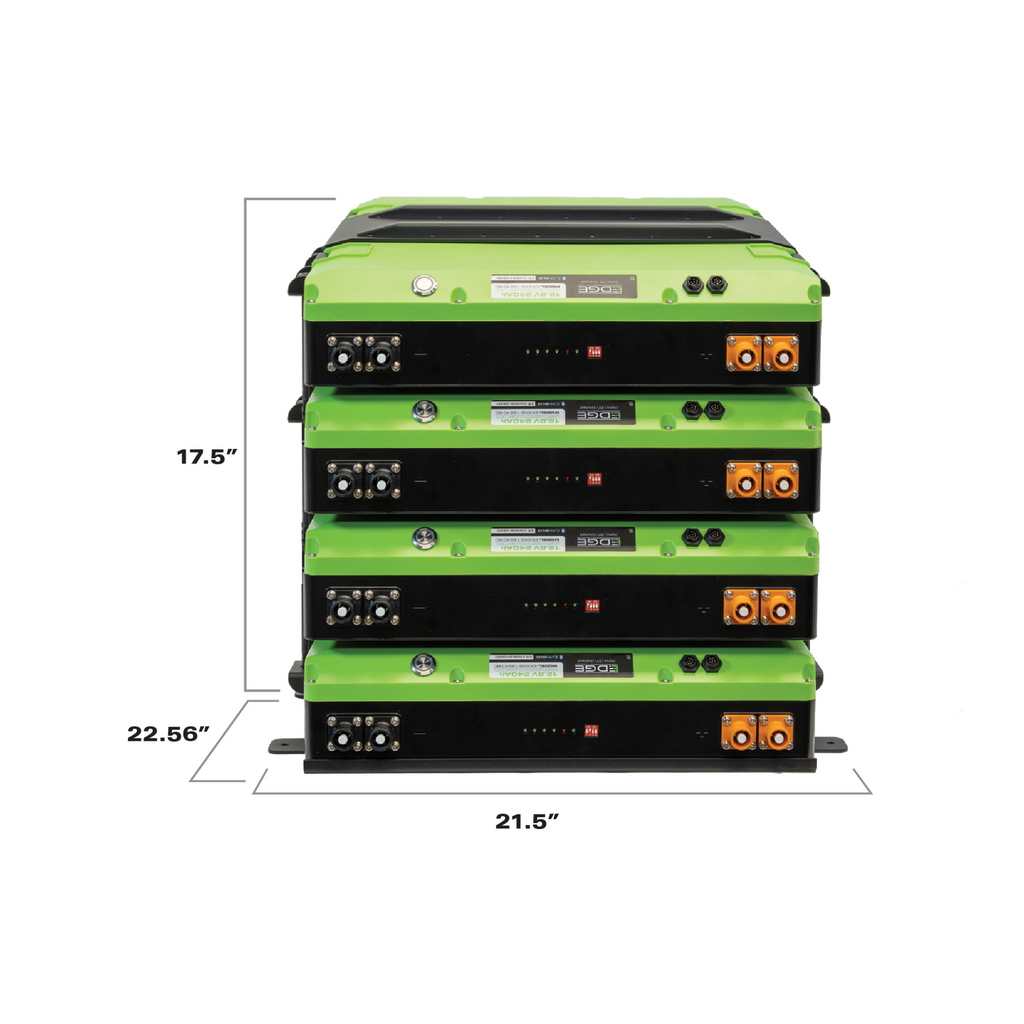 E360 EX2 4-Battery Tie Down Add-On Kit. Compatible with EX2 Edge series batteries. An EX2 base mounting kit is required for any Add-On kit. [A]