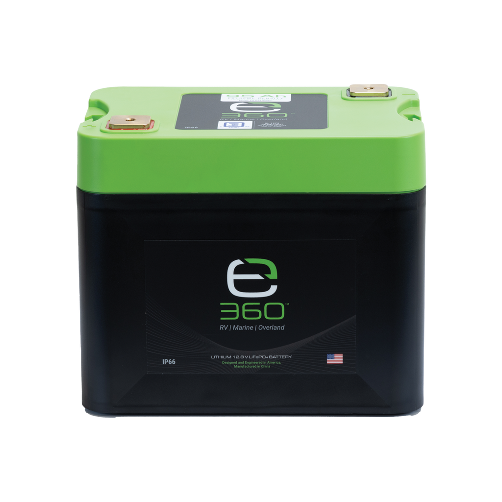 E360 12.8V 95Ah G24 Extreme-Density LiFePO4 Deep Cycle Battery [A]