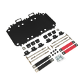 E360 Group 24 - 60, 80, 95 Ah Triple Tie Down Tray System with Two Sets of Bus Bars. [C]