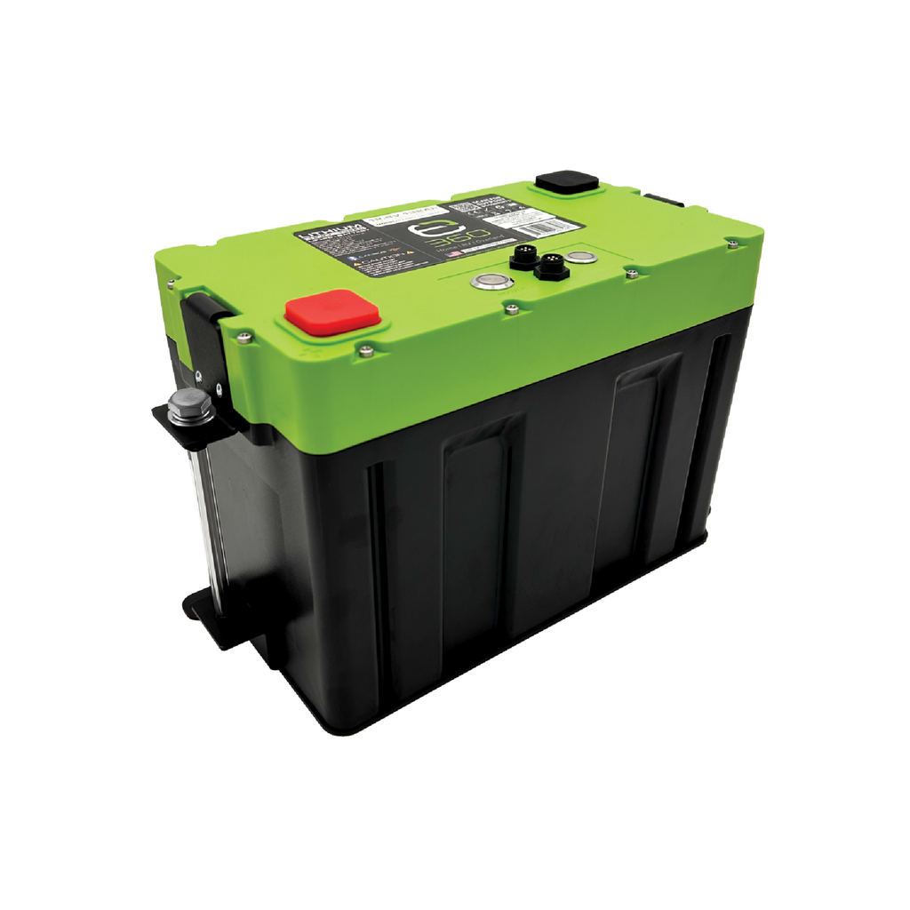 E360 G27 Single Tie Down System. Compatible with E360 Group 27 VHC heated batteries. [A]