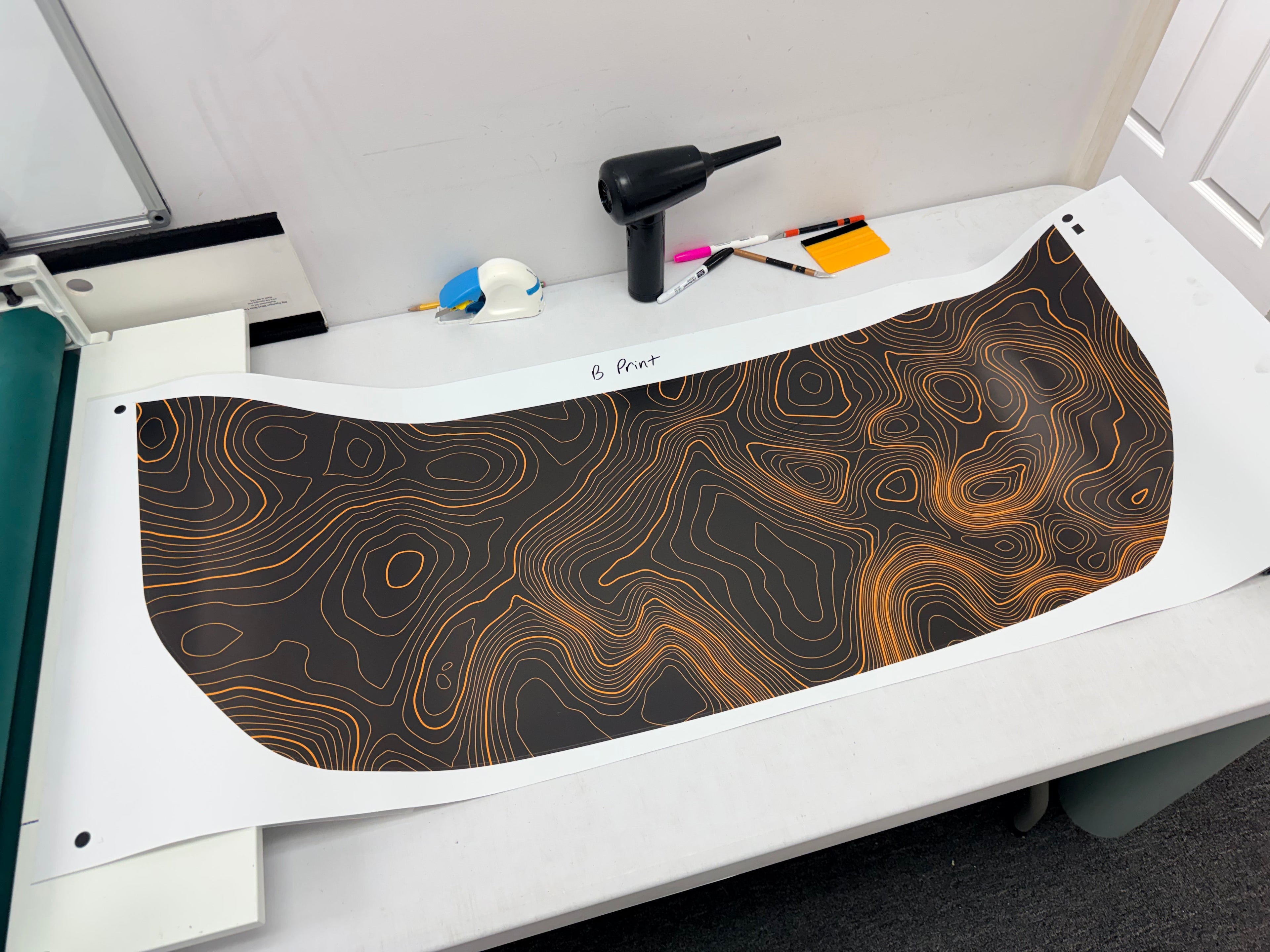 Stealth Topographic Map Hood Overlay (Printed Series) - 2021+ Bronco