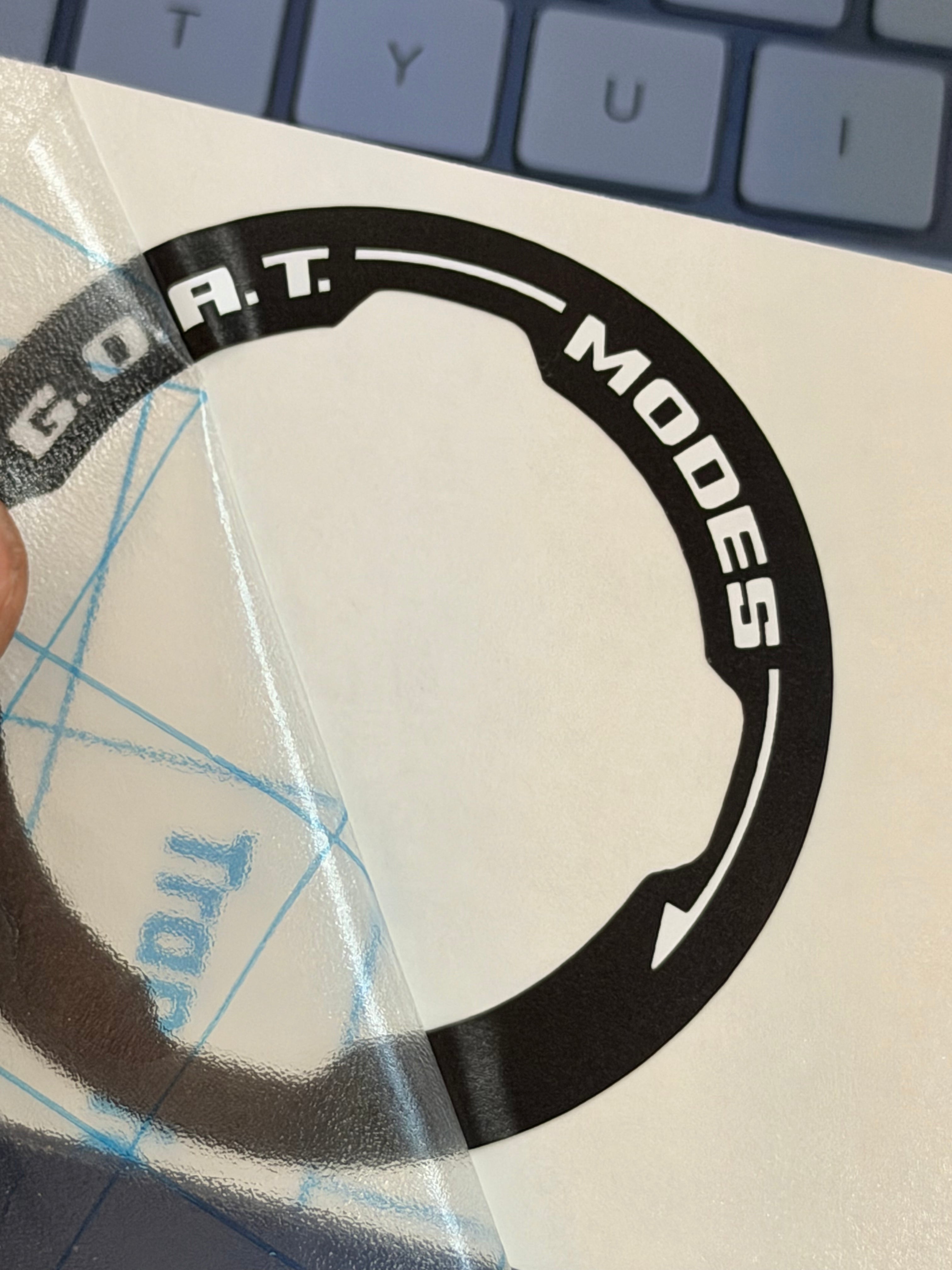 GOAT Mode Dial Ring Overlay V2 - 2021+ Bronco