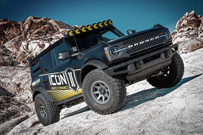 ICON 2021-2023 Ford Bronco, Hoss 1.0 Pkg, Front, 1.375-3 inch Lift, 2.5 EXP Series Coilover