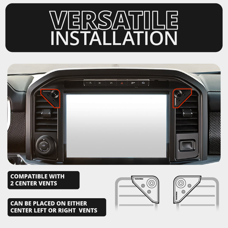 2021+ Ford F-150/Raptor & 2023+ Ford Super Duty LINK™ Vent Mount with 20mm & 17mm Metal Ball