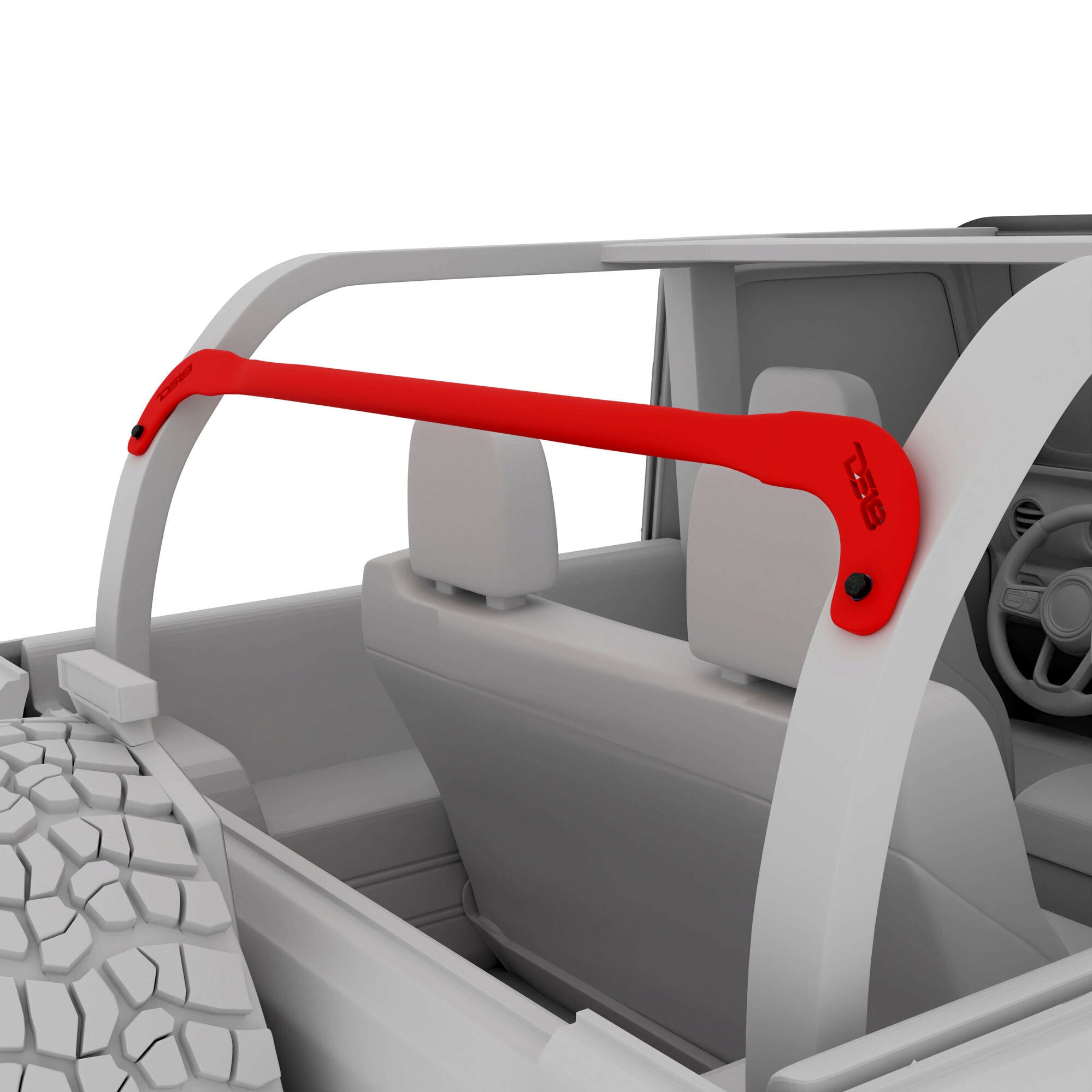 Jeep JLU Soft Top Mounting Tube for Rear Tower Speakers - Black