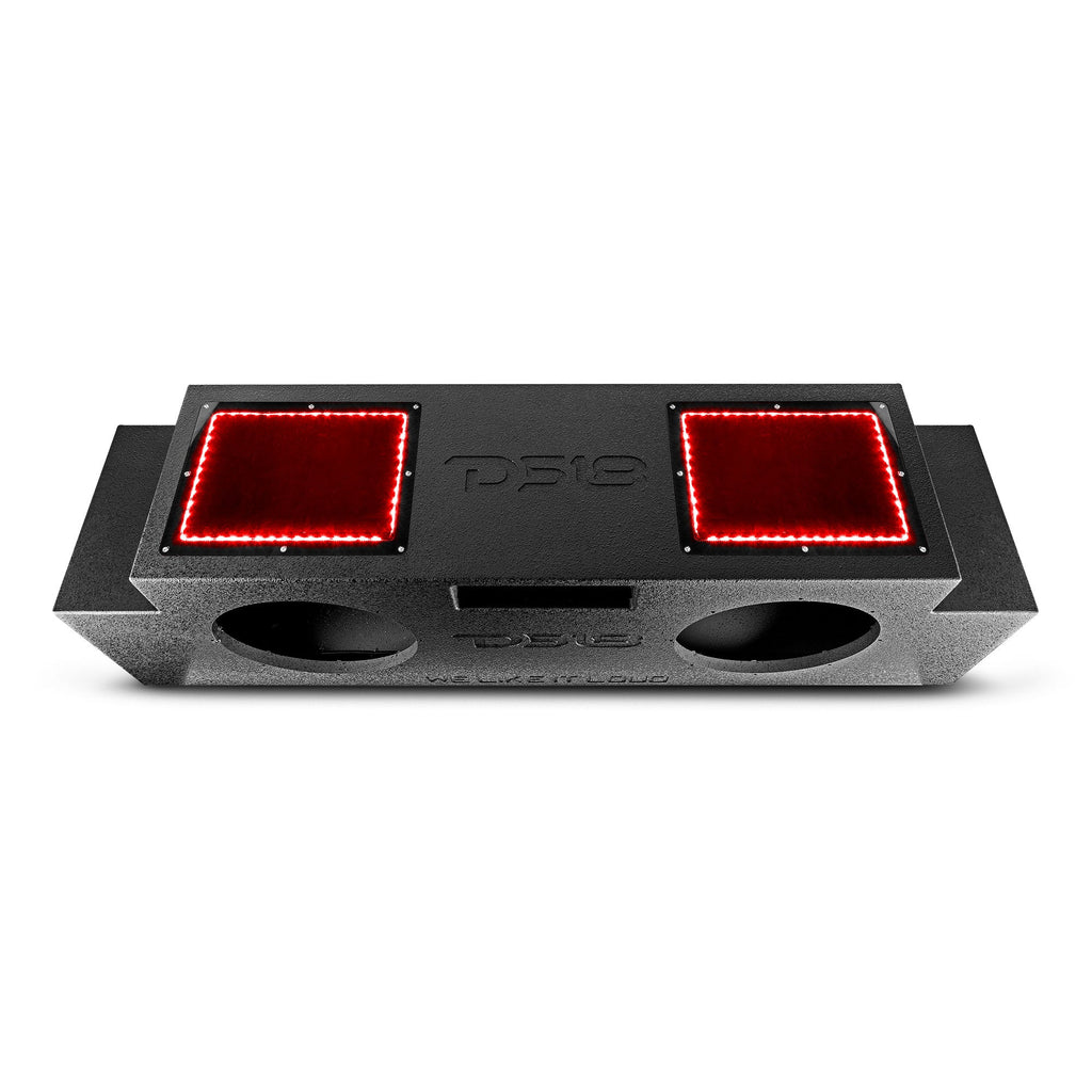 Jeep JKU/JLU Down Firing Subwoofer Enclosure 2 x 12"