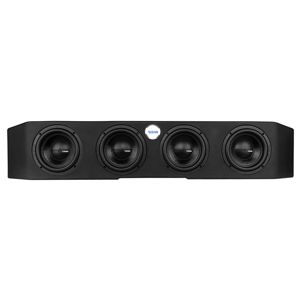 Under Seat Subwoofer Enclosure 4 x 6.5" Sealed for JT Gladiator Jeeps