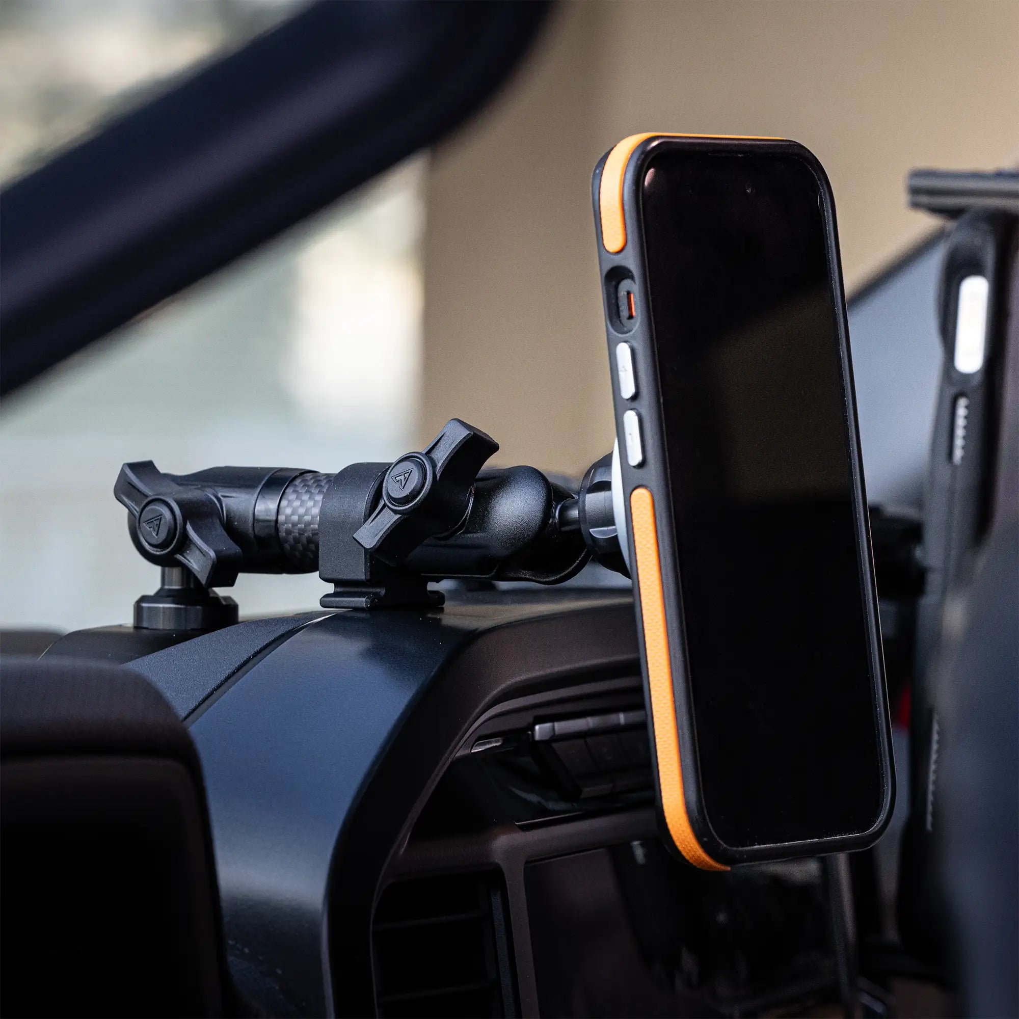 2021+ Ford F-150 (See Compatibility Info For Specific Year/Trim Fitment Details) Tackform Slim Track Dash Bracket With Tablet Mount