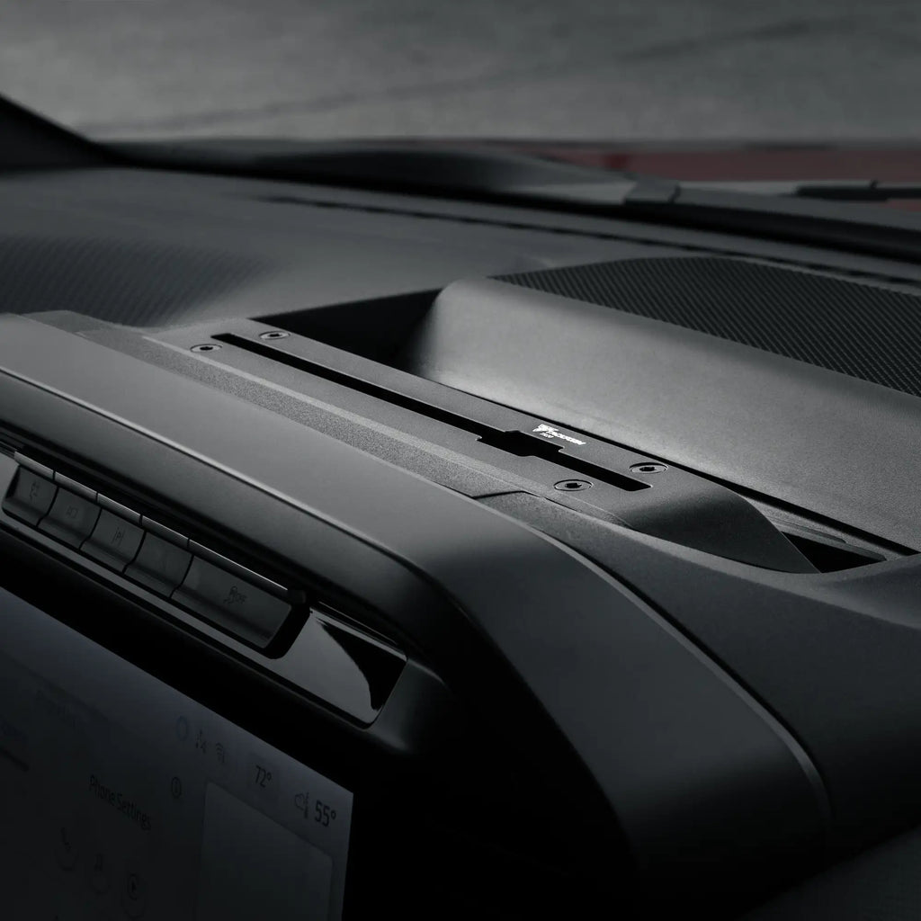 2021+ Ford F-150 (See Compatibility Info For Specific Year/Trim Fitment Details) Tackform Slim Track Dash Bracket With 20LITE Phone Mount