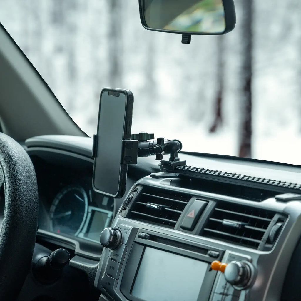 2010-2024 Toyota 4Runner Tackform Assault Track Picatinny Dash Bracket With 20LITE Phone Mount