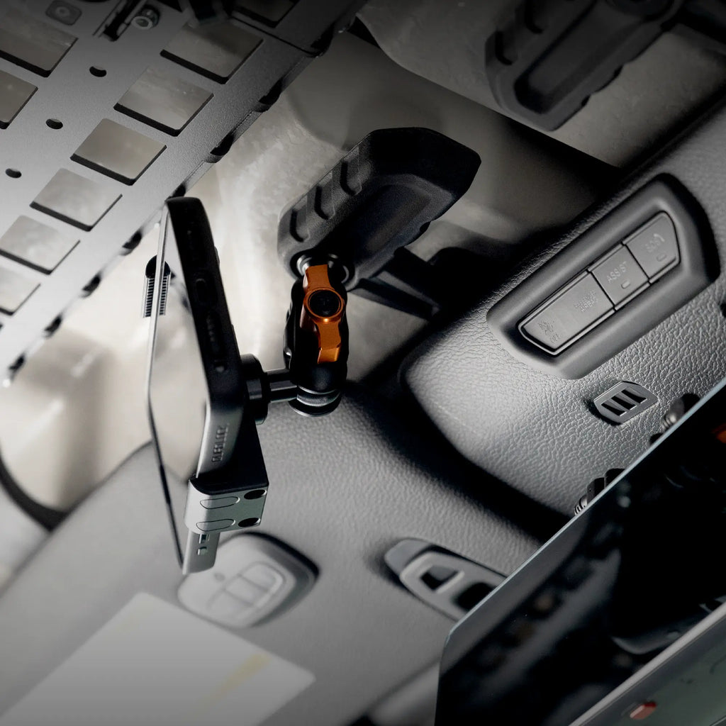 2018+ Jeep Wrangler JL, 2020+ Gladiator, and 2021+ Wrangler 4xe LINK™ Freedom Panel Mount With Qi2.2/MagSafe Charging & Cooling Phone Holder | 2" Arm
