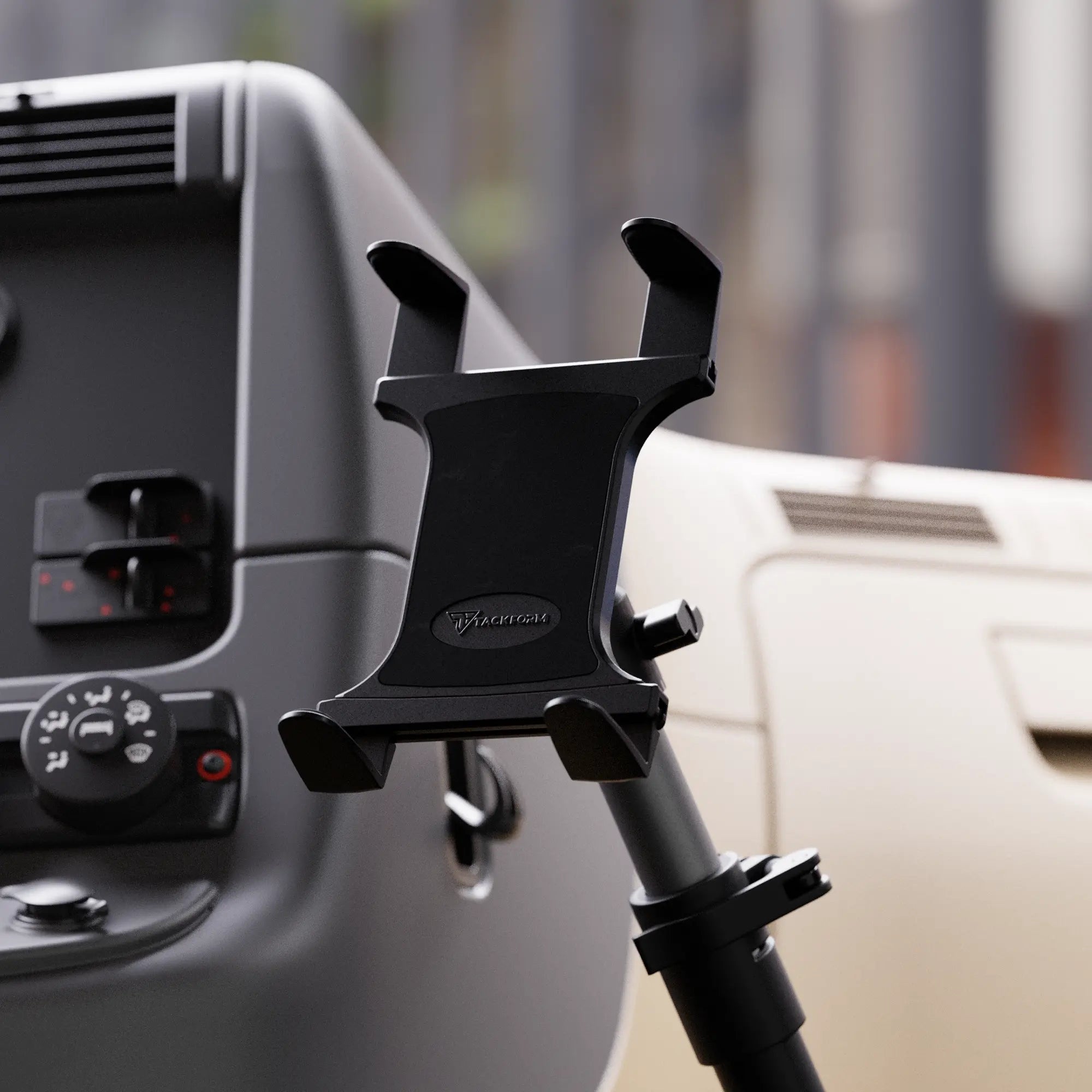 Heavy Duty Seat Rail/Floor Bolt Mount | 20"-24" Aluminum Telescoping Arm | Ford F-Series | Tablet Holder