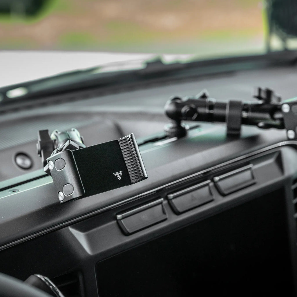 2023-2026 Ford Super Duty (F-250 Through F-600) Tackform Slim Track Dash Bracket With Tablet Mount