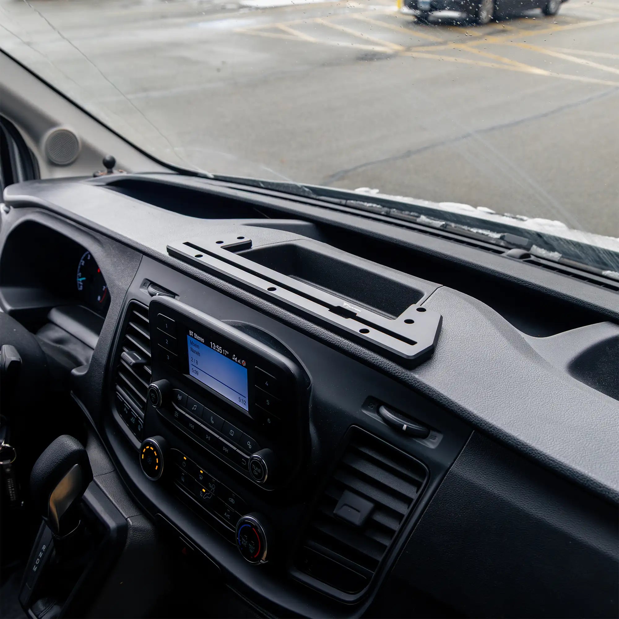 2020+ Ford Transit (Not Compatible With Transit Connect) Tackform Slim Track Dash Bracket With MagSafe Charging Phone Mount