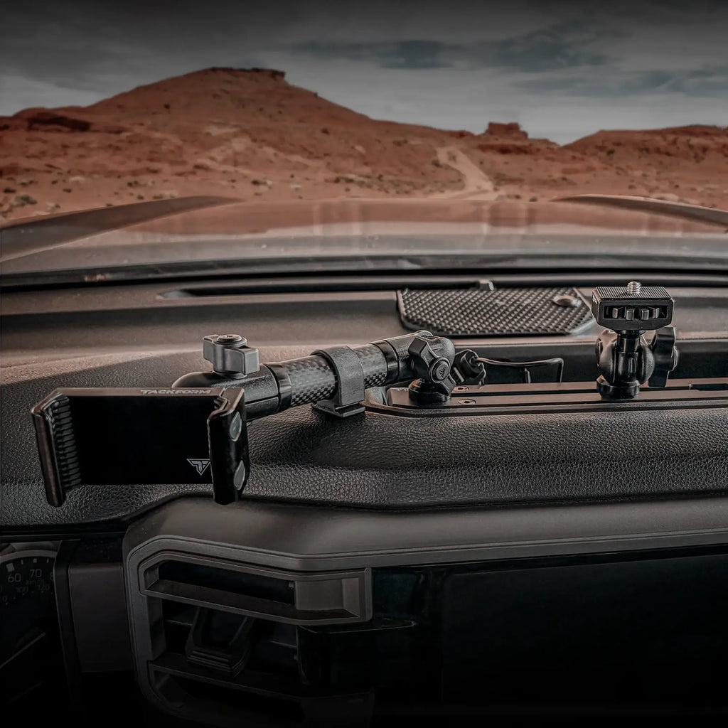 2022+ Toyota Tundra & 2023+ Toyota Sequoia Tackform  Slim Track Dash Bracket With MagSafe Phone Mount
