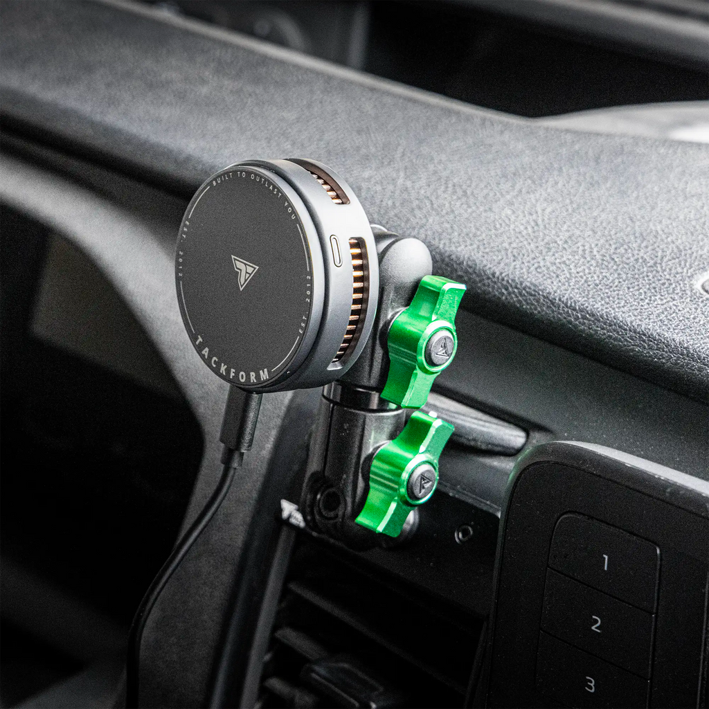 2020+ Ford Transit LINK™ Vent Mount Bracket With Qi2.2/MagSafe Charging and Cooling Phone Holder | 3.5" Arm | (Not Compatible With Transit Connect)