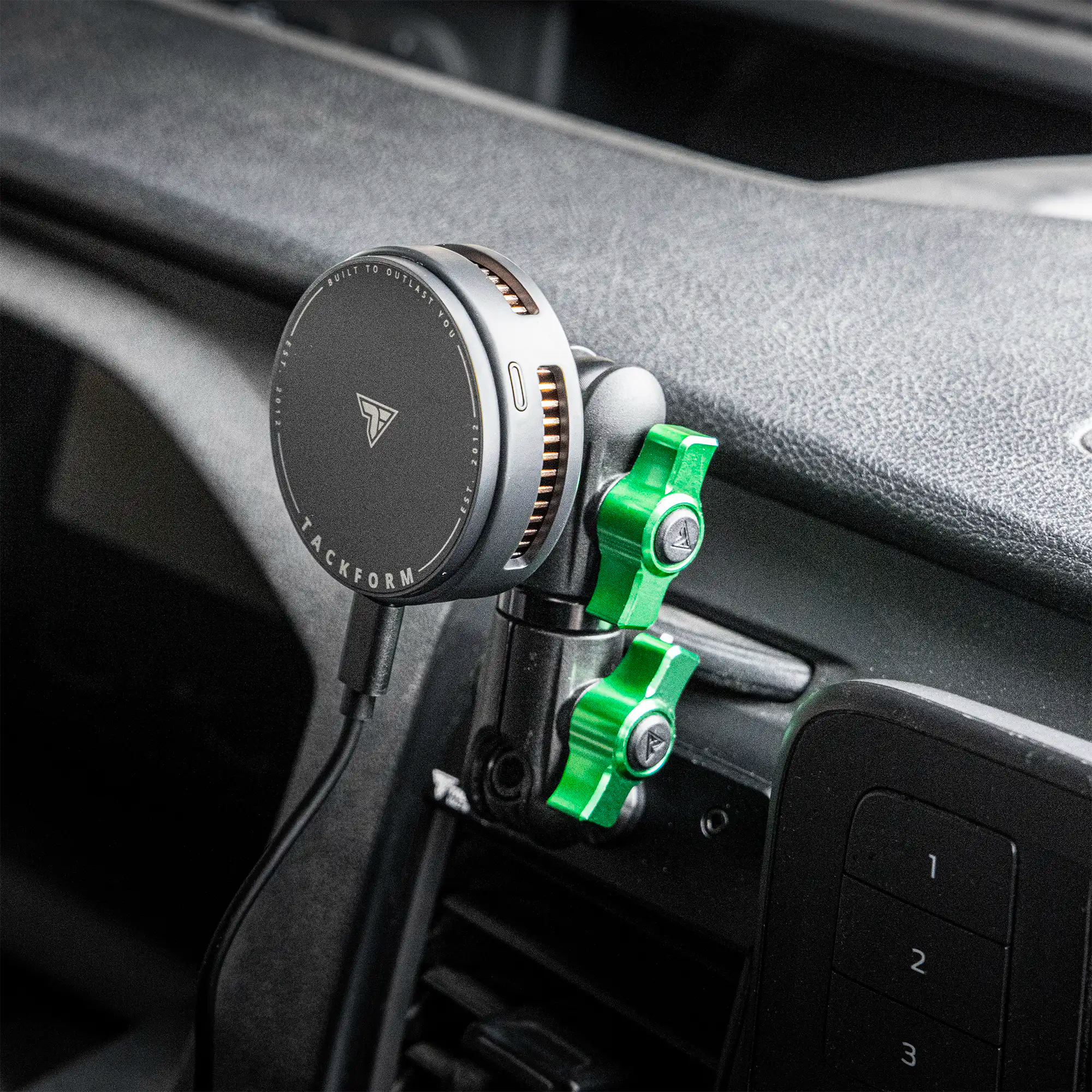 2020+ Ford Transit LINK™ Vent Mount Bracket With Qi2.2/MagSafe Charging and Cooling Phone Holder | 3.5" Arm | (Not Compatible With Transit Connect)