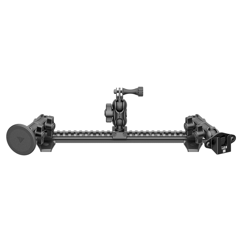 2010-2024 Toyota 4Runner Tackform Assault Track Picatinny Dash Bracket With MagSafe Phone, GoPro/Action Camera, &  2-IN-1 CB Mic Holder