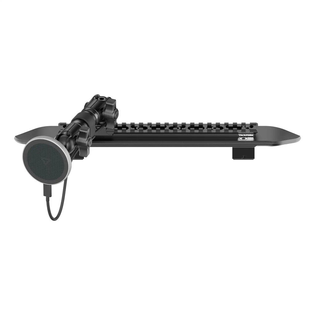2021+ Ford F-150 (See Compatibility Info For Specific Year/Trim Fitment Details) Tackform Assault Track Picatinny Dash Bracket With Charging Phone Mount
