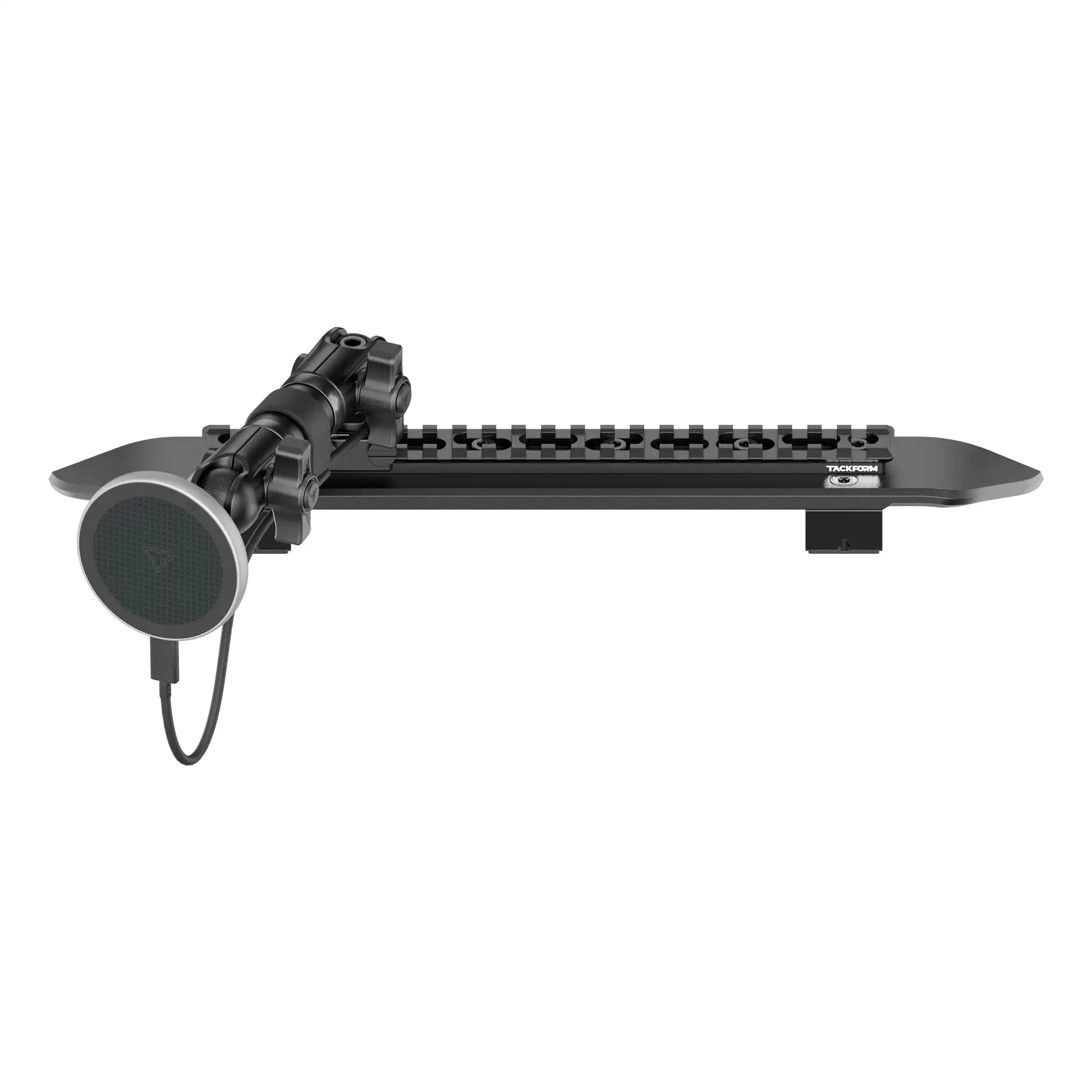 2021+ Ford F-150 (See Compatibility Info For Specific Year/Trim Fitment Details) Tackform Assault Track Picatinny Dash Bracket With Charging Phone Mount