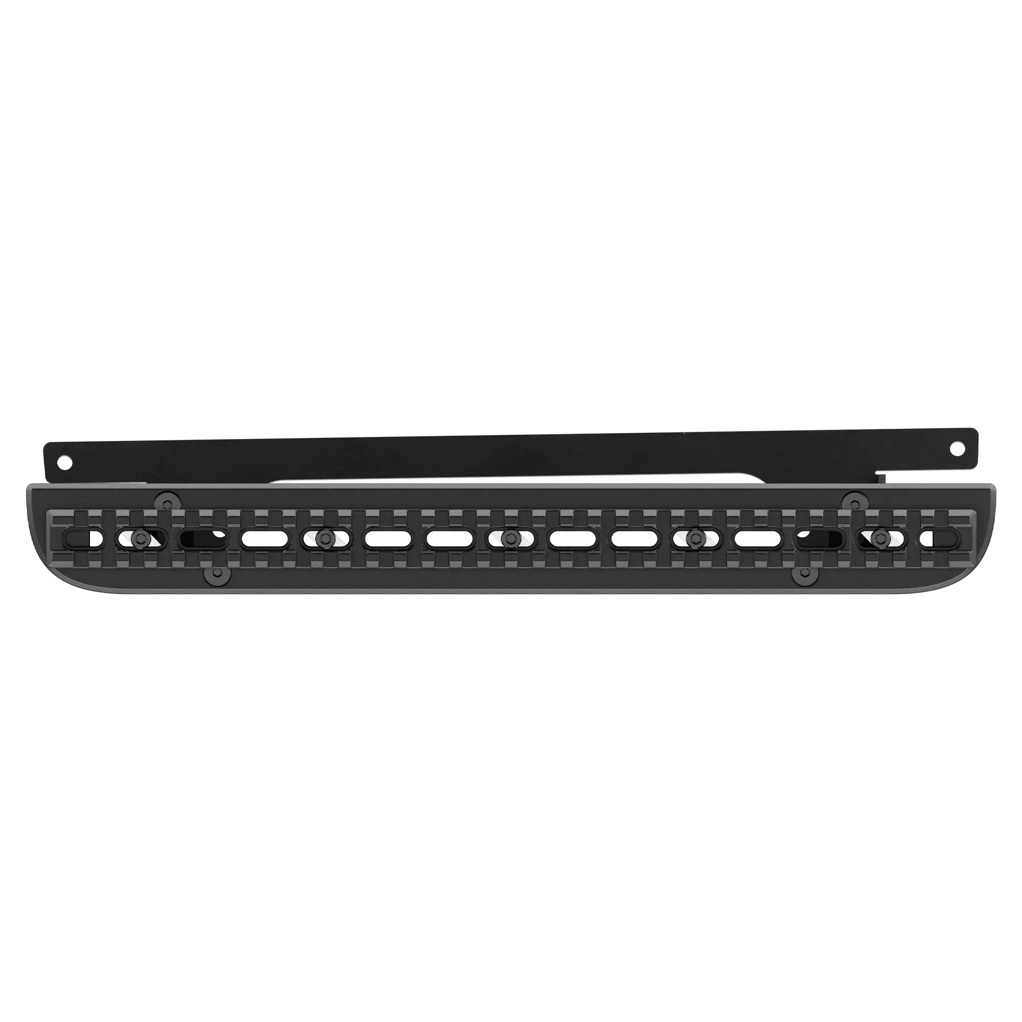 2024+ Ford F-150 (See Compatibility Info For Specific Year/Trim Fitment Details) Tackform Assault Track Picatinny Dash Bracket With Dual 20LITE Phone Mounts | Telescoping Arm