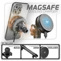 Qi2.2/MagSafe Charging & Cooling Phone Holder | Assault Track Picatinny Base | 7" DuraLock Arm
