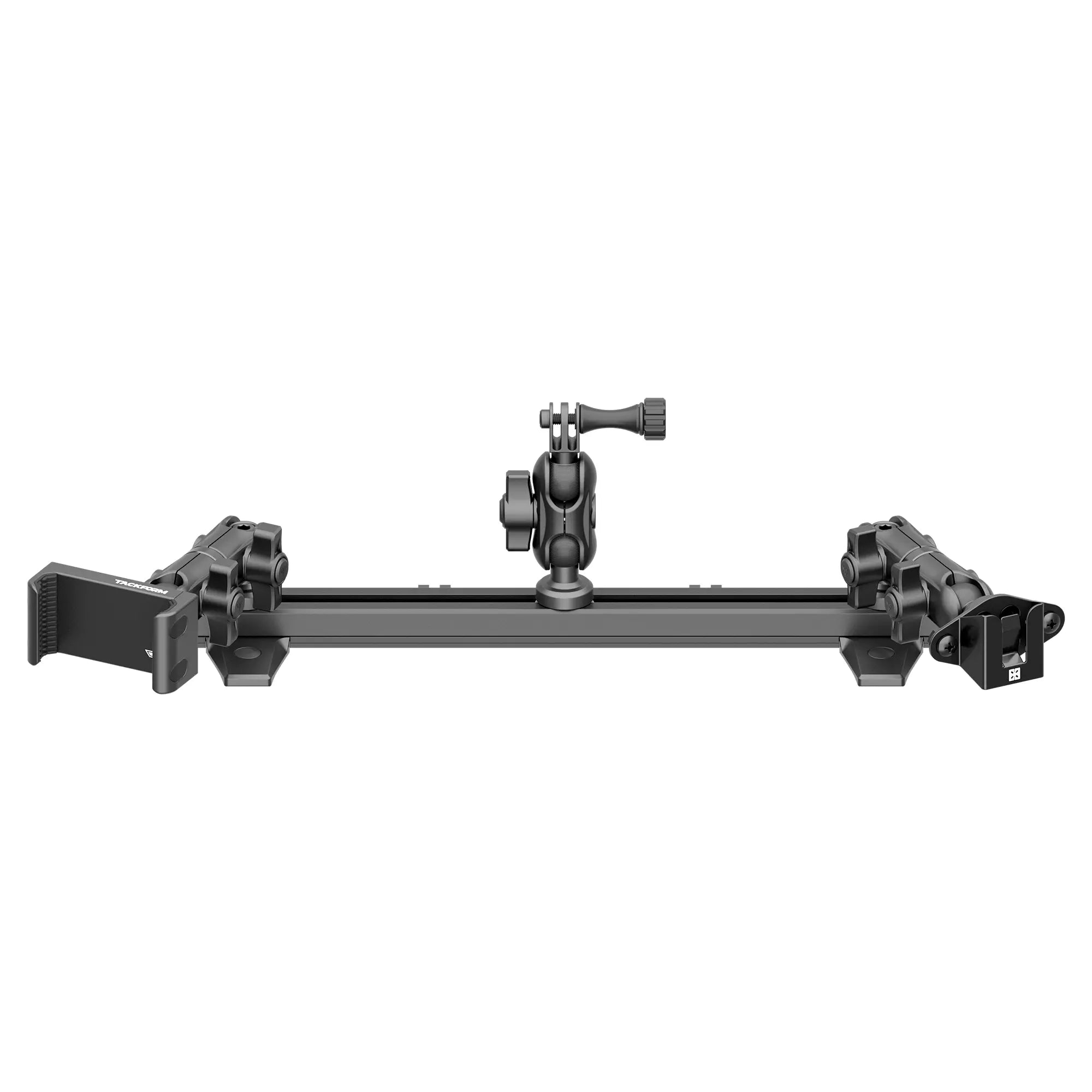 2010-2024 Toyota 4Runner Tackform Slim Track Dash Bracket With 20LITE Phone, GoPro & 2-in-1 CB Mic Holders