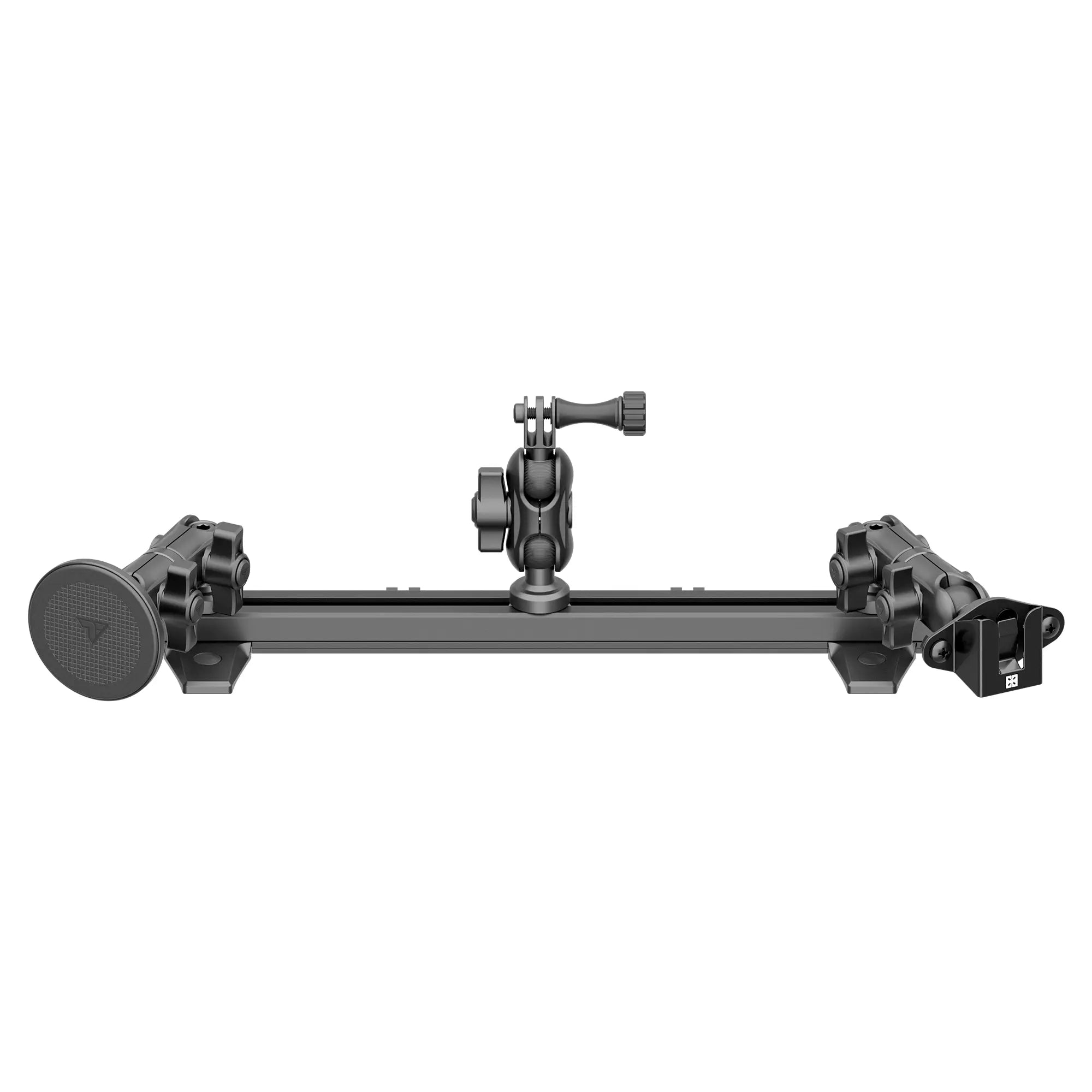 2010-2024 Toyota 4Runner Tackform Slim Track Dash Bracket With MagSafe Phone Mount, 2-in-1 CB Radio Microphone & GoPro/Action Camera Mount