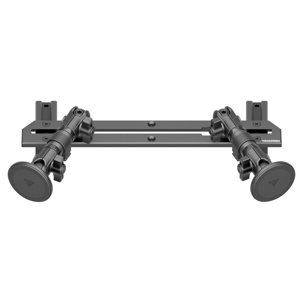 2023-2026 Ford Super Duty (F-250 Through F-600) Tackform Slim Track Dash Bracket With Dual MagSafe Phone Mounts