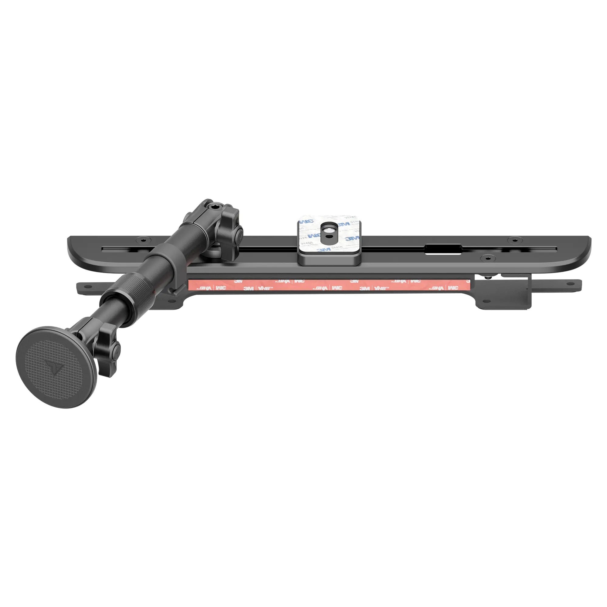 2024+ Ford F-150 (See Compatibility Info For Specific Year/Trim Fitment Details) Tackform Slim Track Dash Bracket With MagSafe Phone Mount and Magnetic Radar Detector Holder  | Telescoping Arm