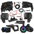 Can-Am Maverick X3 Stage 6 - Dash Speaker Panels, 8" Neodymium Tower Speakers, Dual 12” Subwoofer, Amplifier, Bluetooth Radio & LED Lights