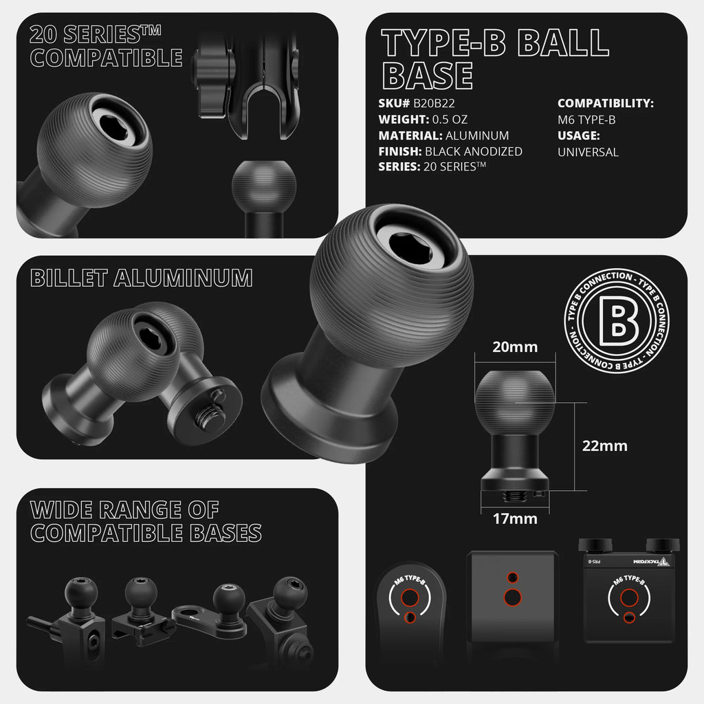 2021 - 2024 Ford Bronco SPORT Tackform Slim Track Dash Bracket With Tablet Mount