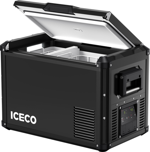 ICECO VL45 Pro Dual Zone 45QT Portable Cooler Black